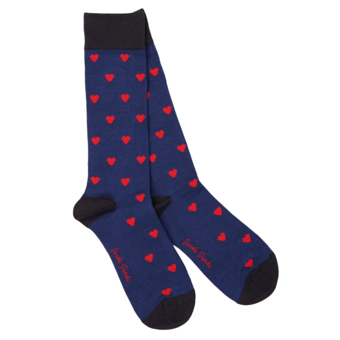 Swole Panda Heart Socks