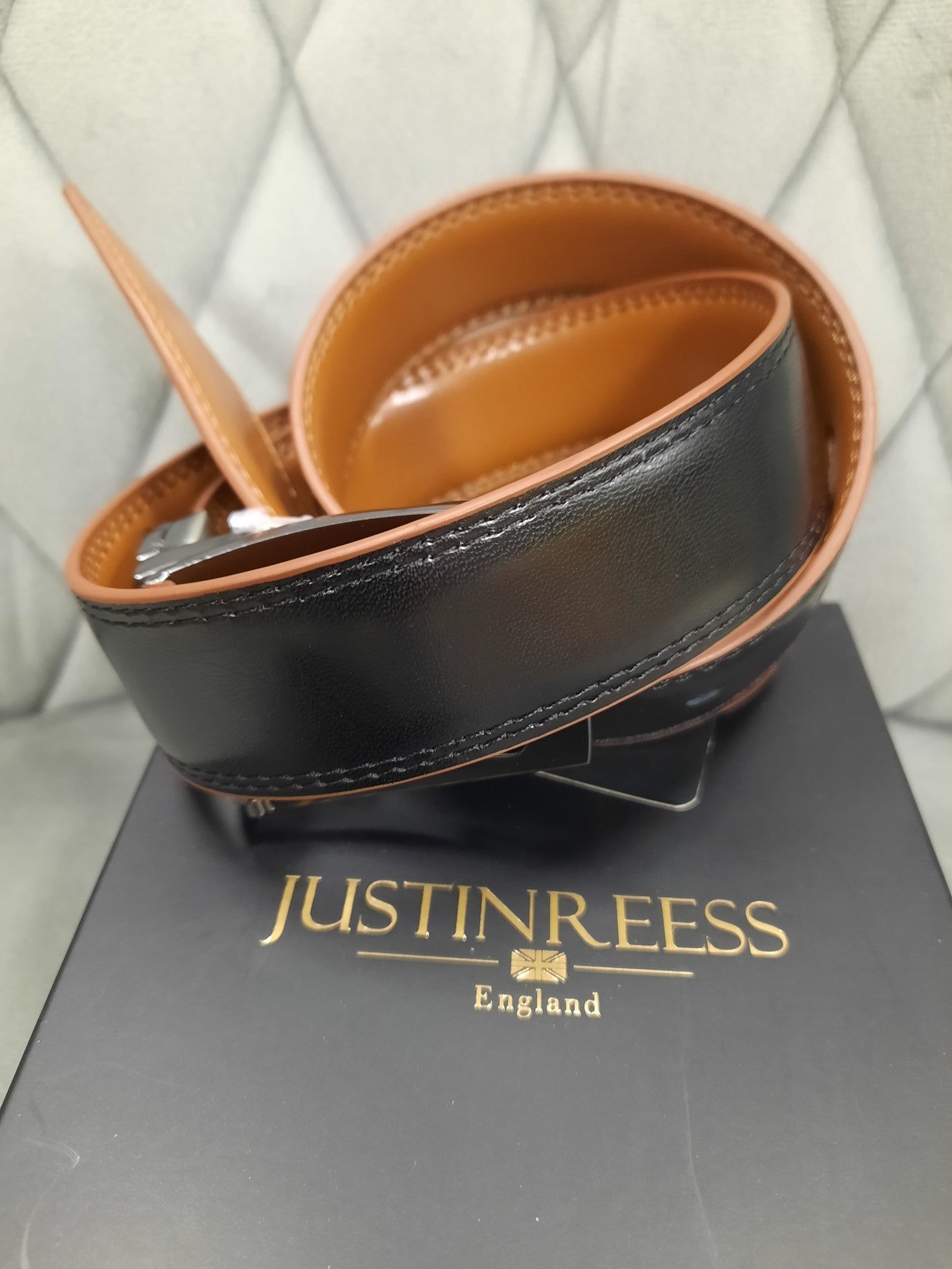 Justin Reess Reversible Leather Belts