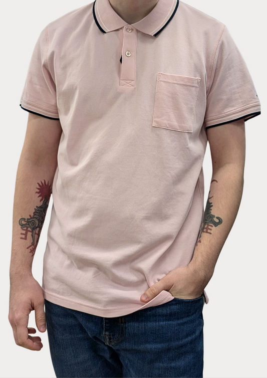 FQ1924 Pink Polo Shirt Casual Shirt