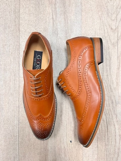 Goor Tan Brogue Shoes