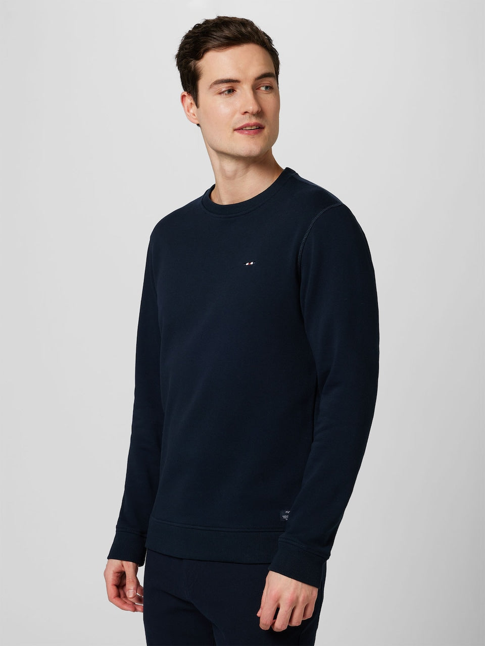 FQ1924 Navy Crew Neck Sweatshirt