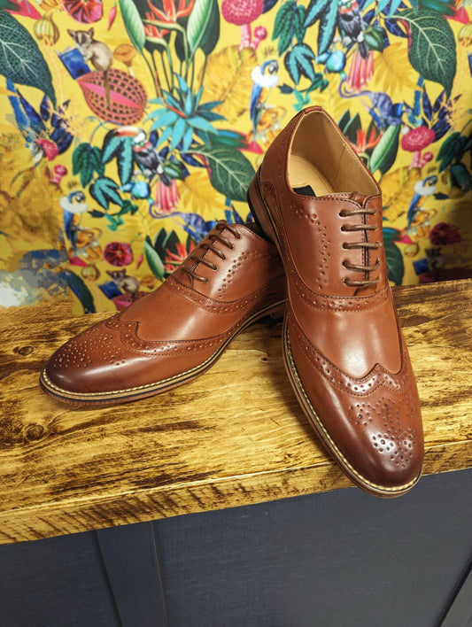 Goor Brown Brogues Shoes