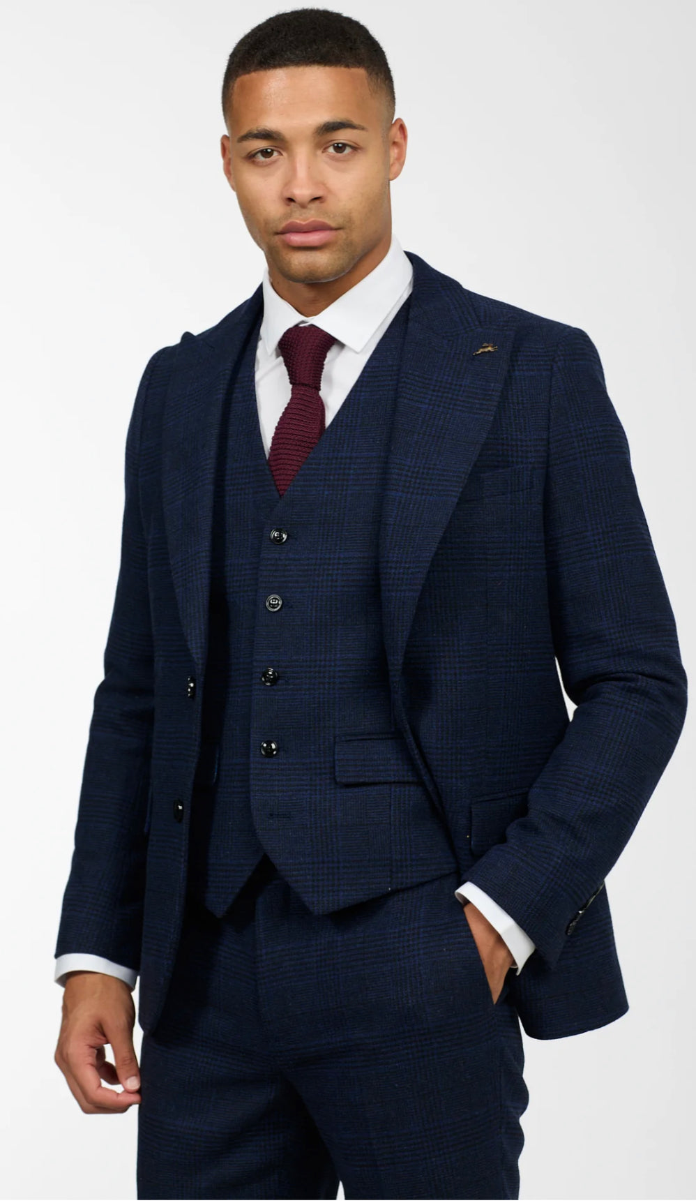 Harry Brown Reece Navy 3 Piece Suit