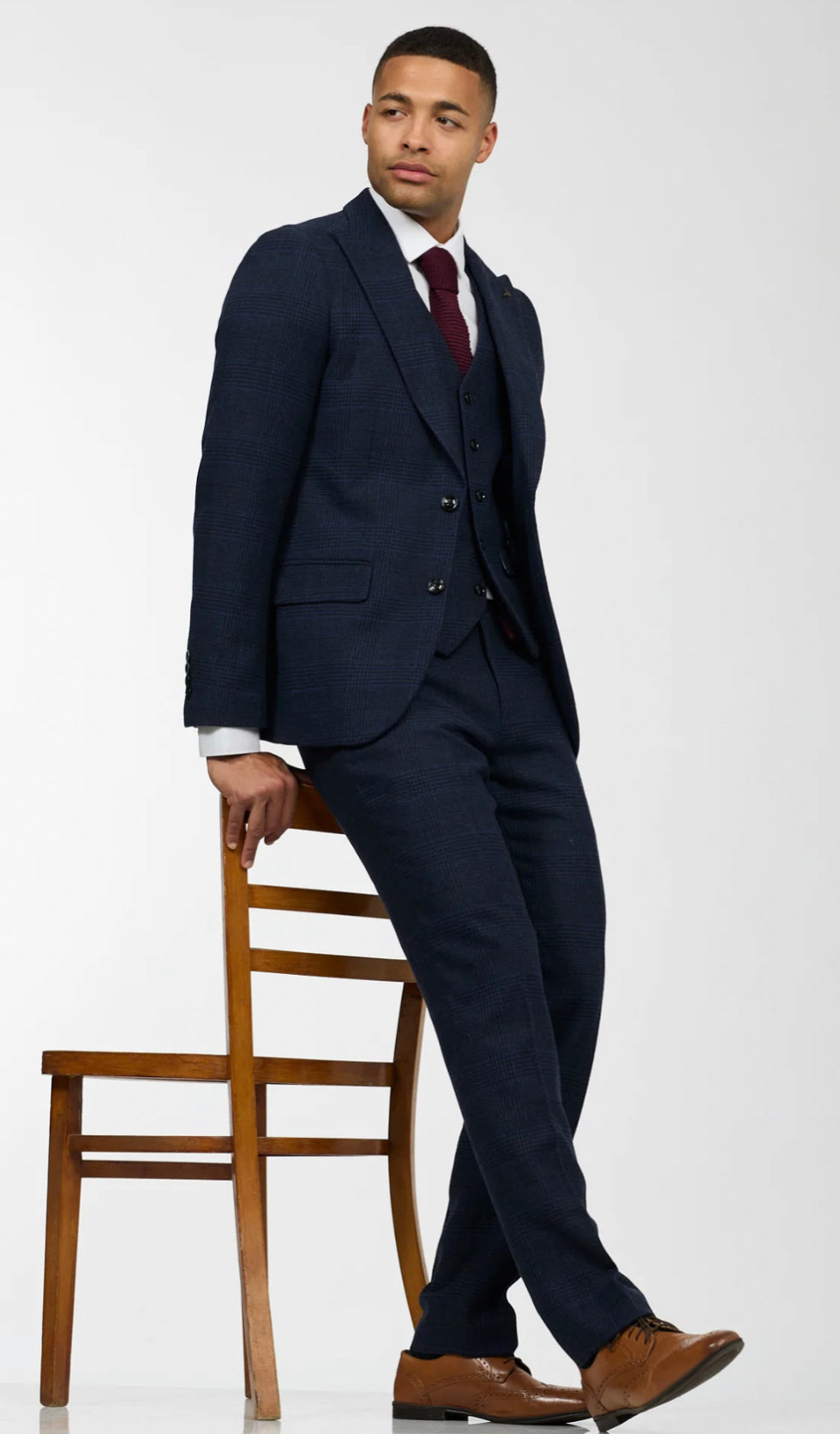 Harry Brown Reece Navy 3 Piece Suit