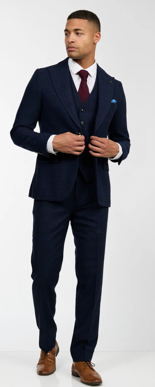 Harry Brown Reece Navy 3 Piece Suit