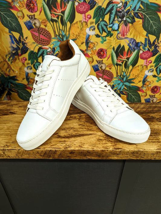 Front Bronx White Trainers