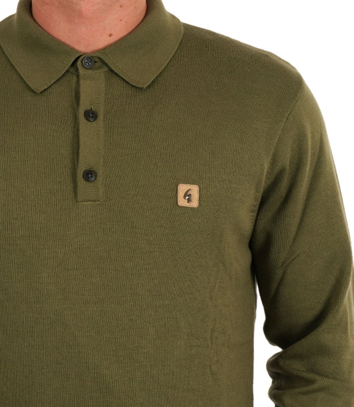 Gabicci Francesco Long Sleeve Polo Spruce