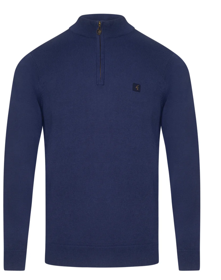 Gabicci Naxton Zip Sweater Storm