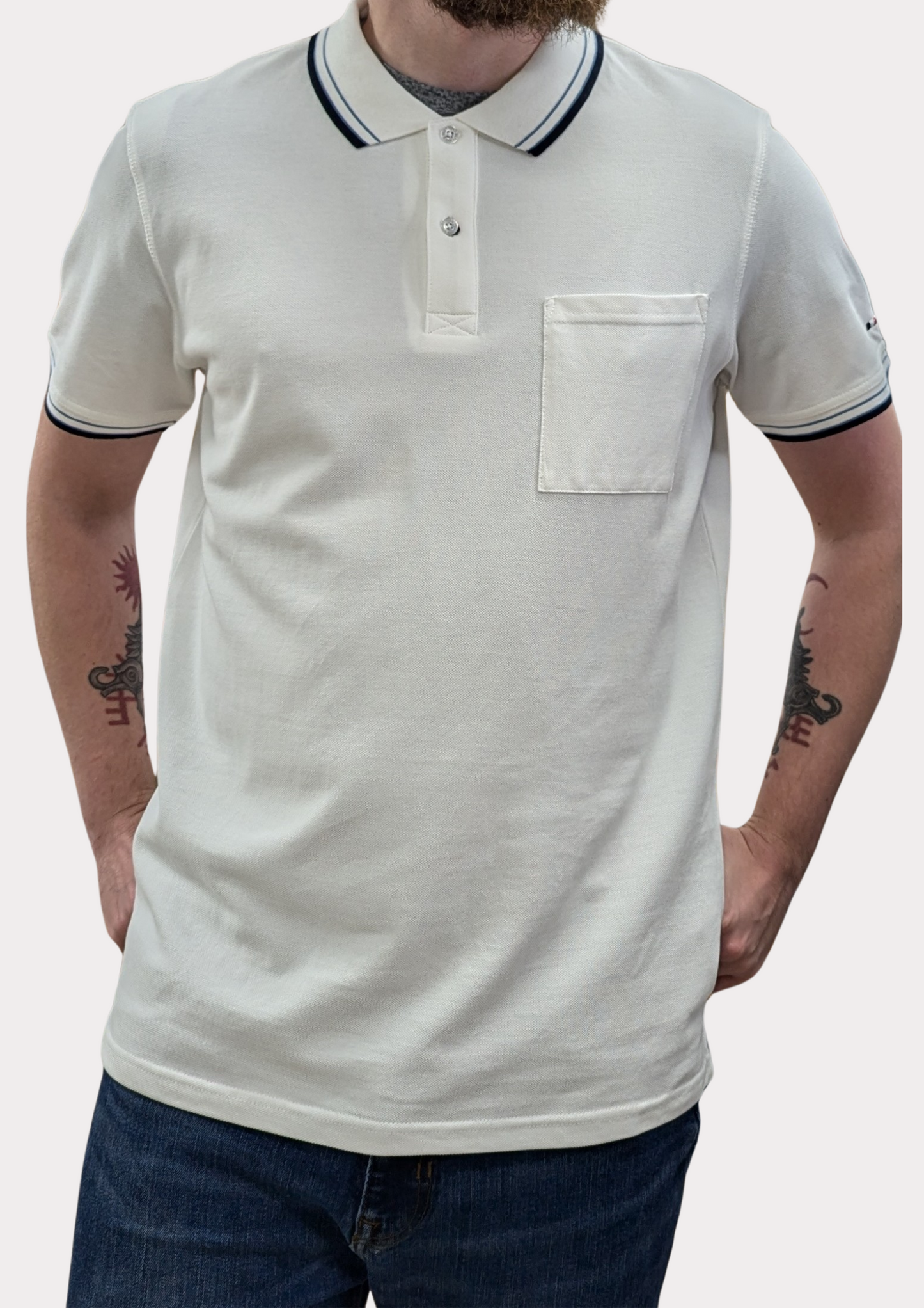 FQ1924 White Polo Shirt