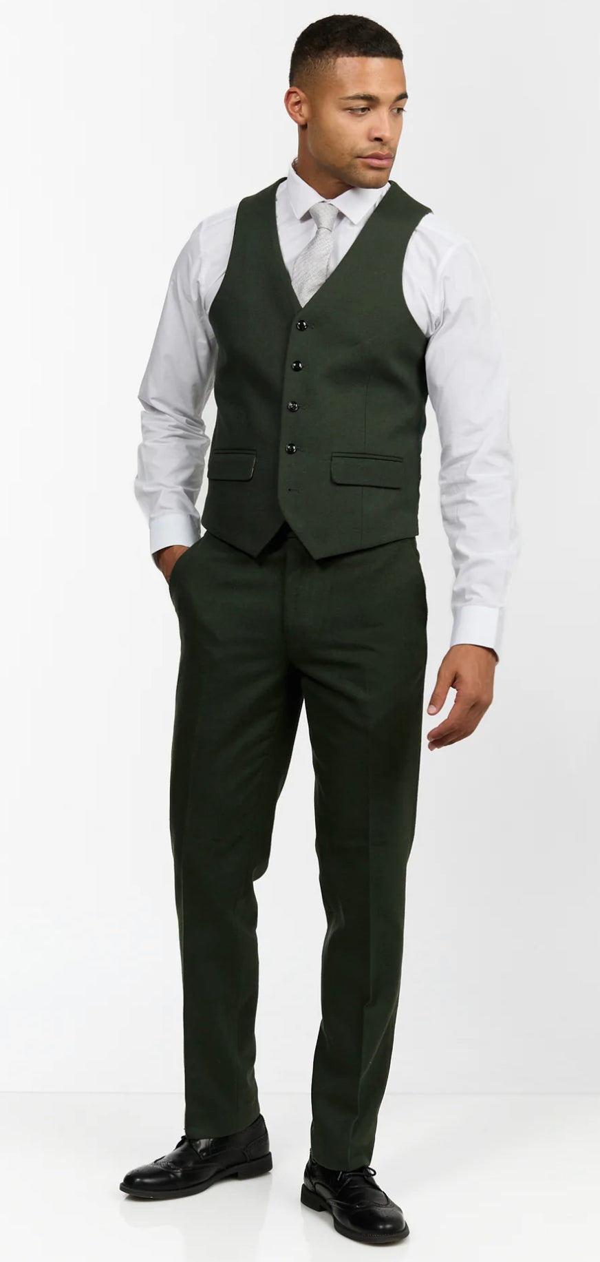 Harry Brown Forest Green Trousers