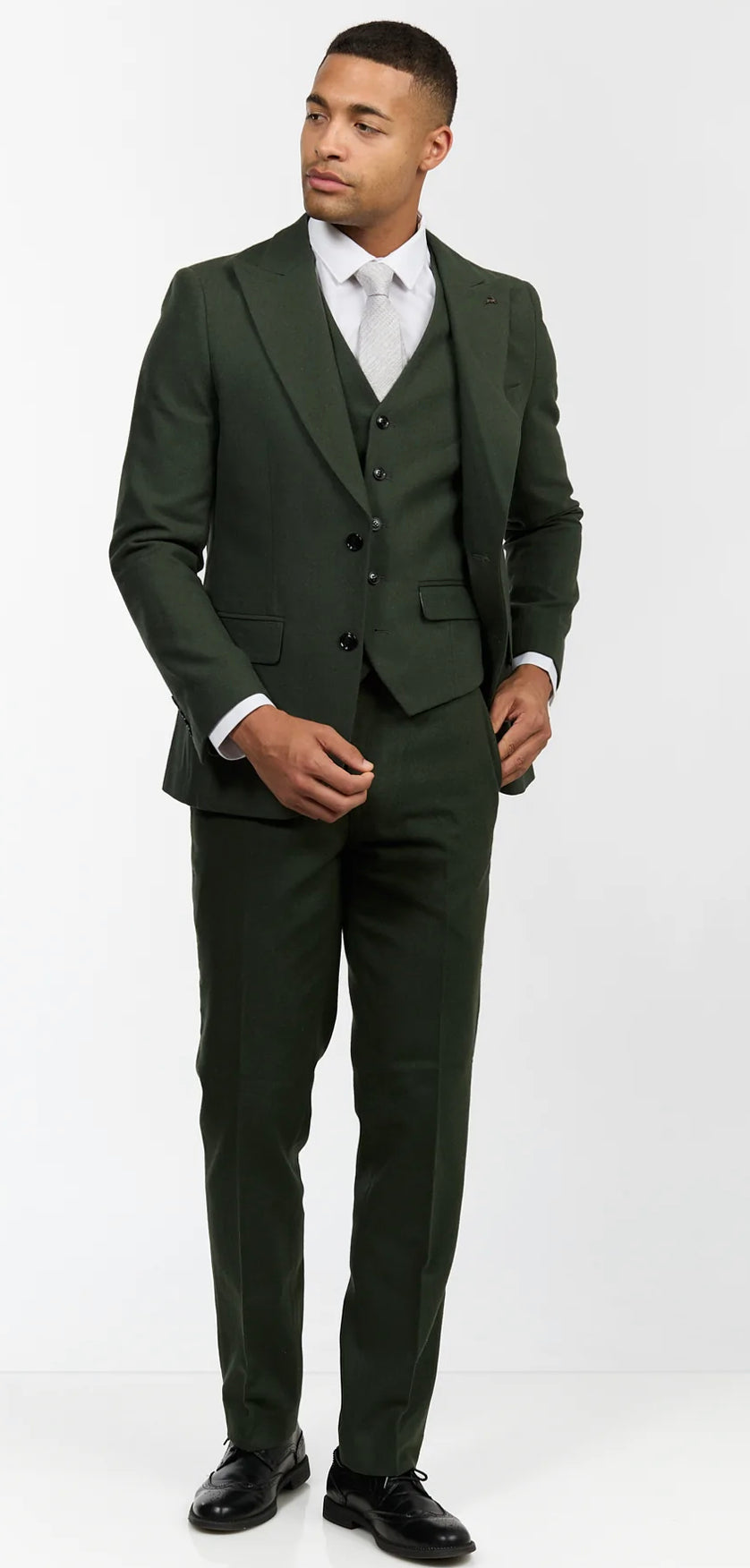 Harry Brown Forest Green Trousers