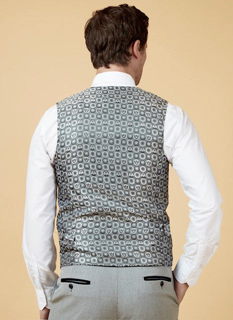 Marc Darcy Bromley Silver Waistcoat