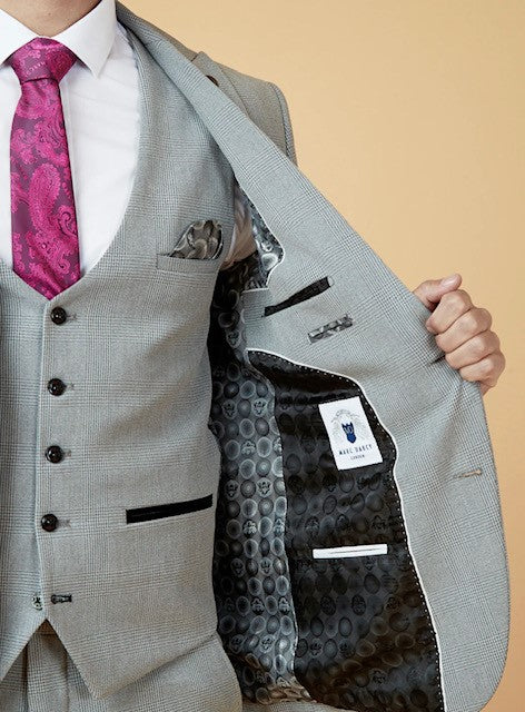 Marc Darcy Bromley Silver Waistcoat