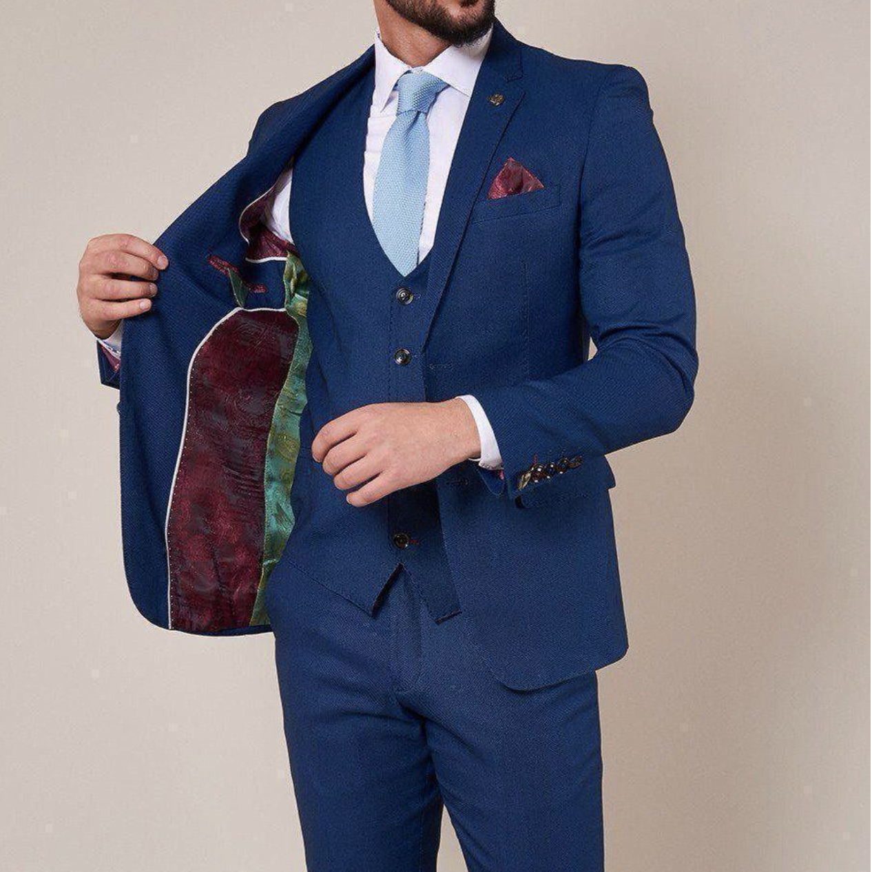 Marc Darcy Danny Royal 3 Piece Suit