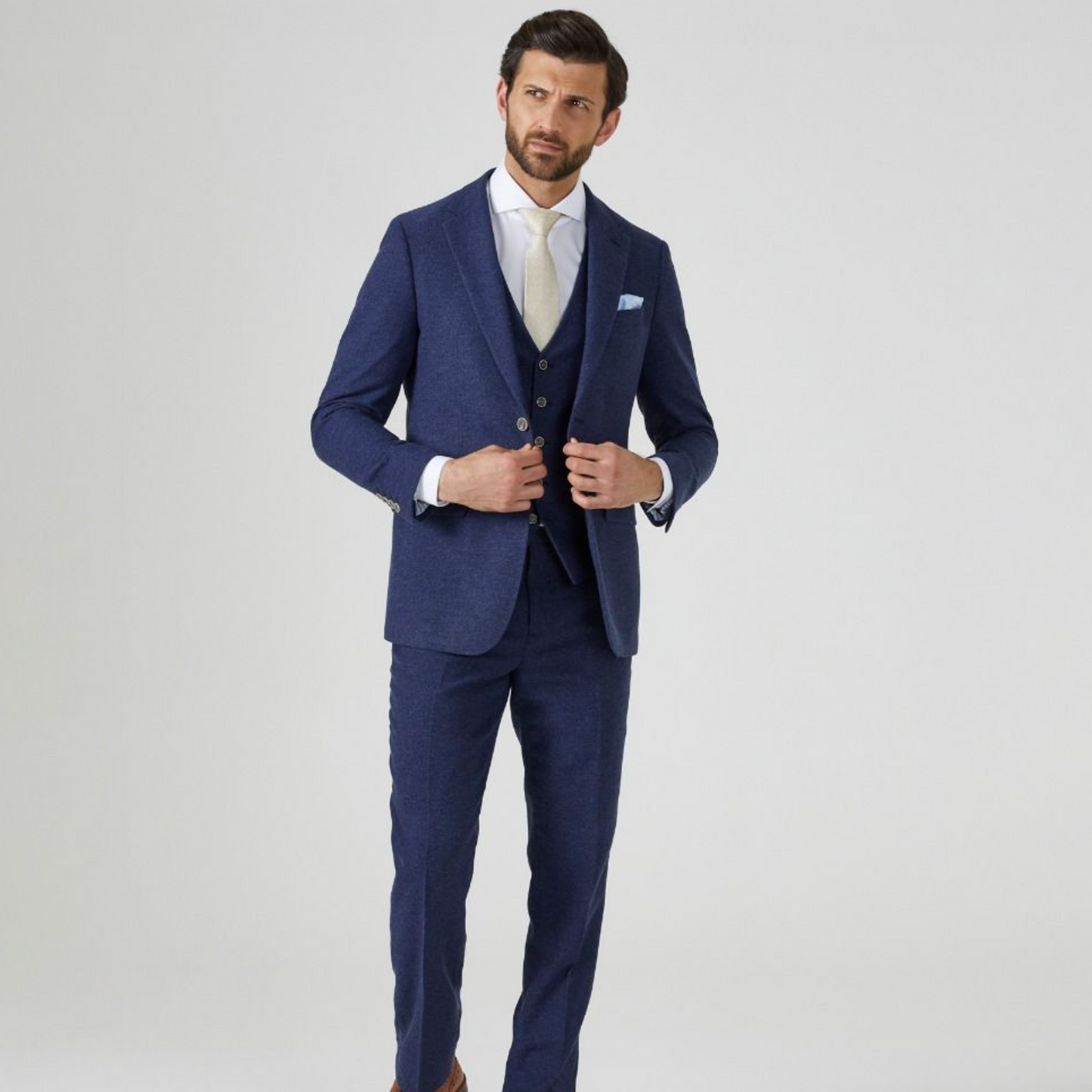 Skopes Jude Navy Three Piece Suits