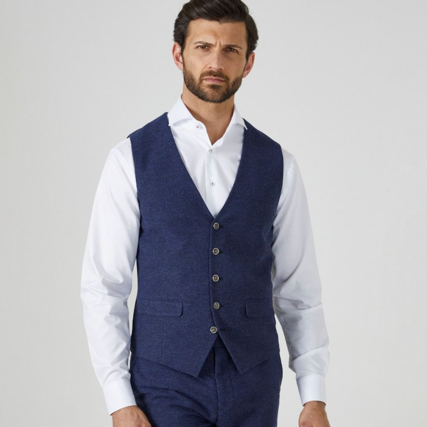 Skopes Jude Navy Three Piece Suits