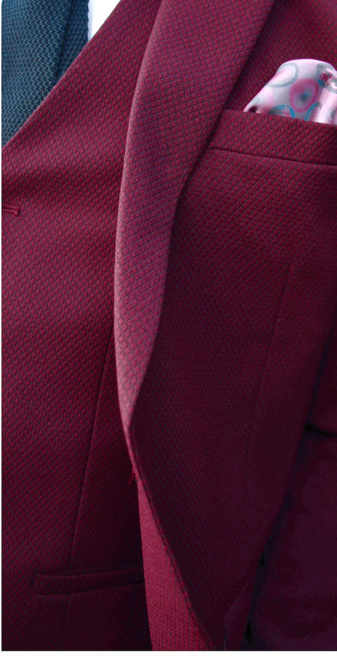 Marc Darcy Max Wine Blazer