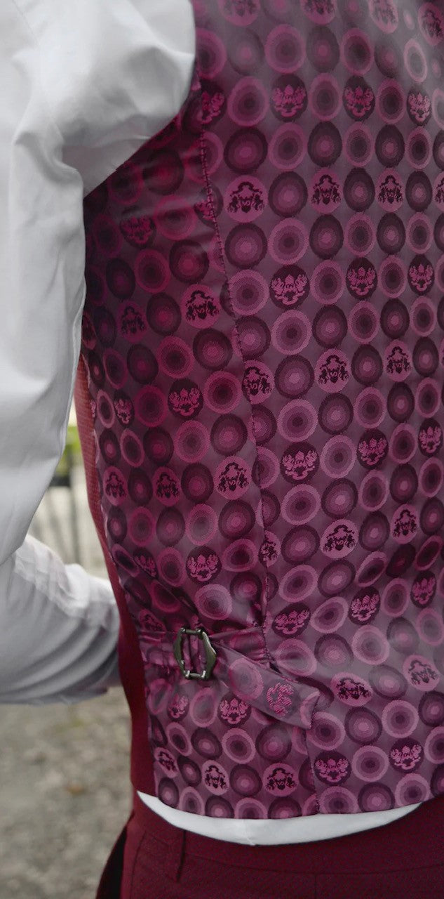 Marc Darcy Max Wine Waistcoat