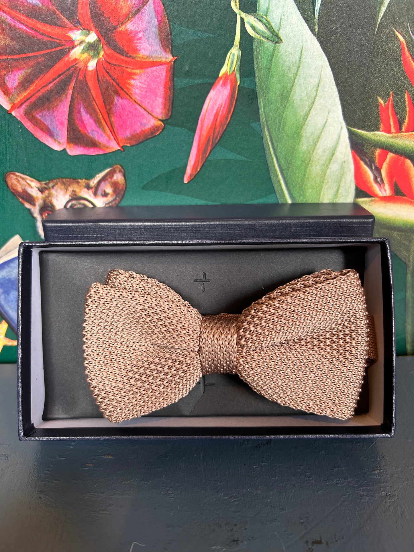 Marc Darcy Oak Knitted Bow Tie