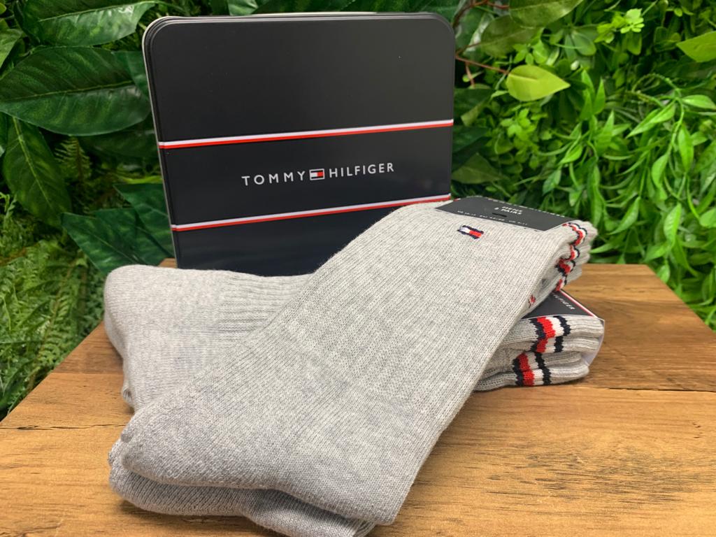 Tommy Hilfiger Stripe Socks Grey