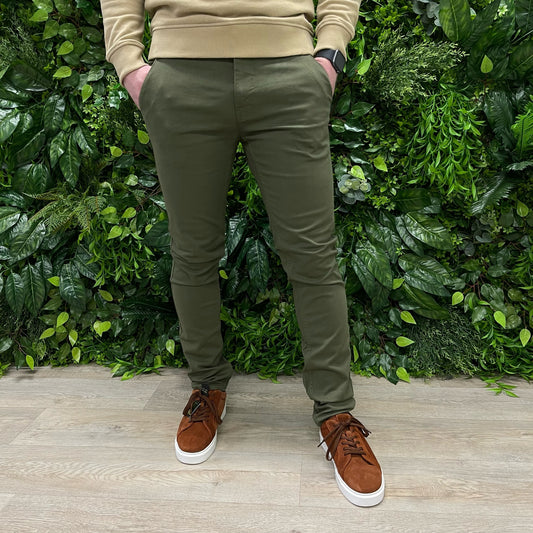 Blend Olive Chino Trousers